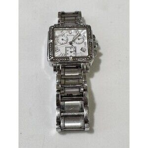 Bulova Women's Diamond C837420  Chronograph 31MM Watch VGC
